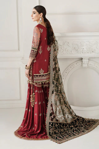 Luxury 10-Piece Embroidered Net & Velvet Unstitched Suit | Neckline Patch, Velvet Sleeve & Front Back Patches | Embroidered Net Dupatta & Silk Trouser | Premium Women's Festive Wear