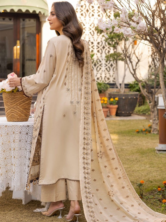 Shaista Festive Embroidered Lawn Collection 2025 (D-16)
