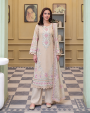 Sehrish by Johra Luxury Embroidered Winter Suit with Embroidered Shawl