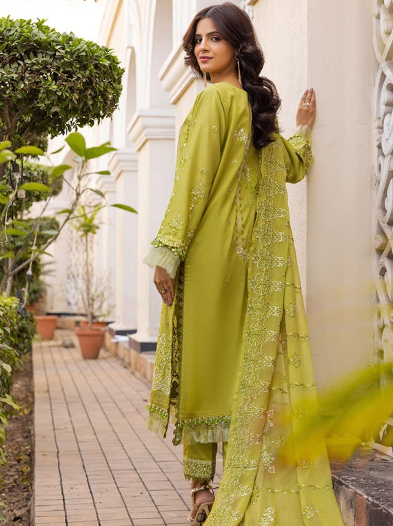 Shaista Festive Embroidered Lawn Collection 2025 (D-19)