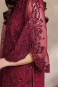 Sequins Embroidered Organza Suit | Hand Embellished & Raw Silk Trouser