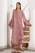 Sequins Embroidered Chiffon 3-Panel Suit | Organza Dupatta & Raw Silk Trouser