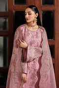 Sequins Embroidered Chiffon 3-Panel Suit | Organza Dupatta & Raw Silk Trouser