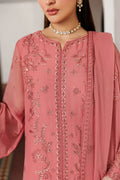 Sequins Embroidered Chiffon Panel Suit | Raw Silk Trouser & Embroidered Dupatta