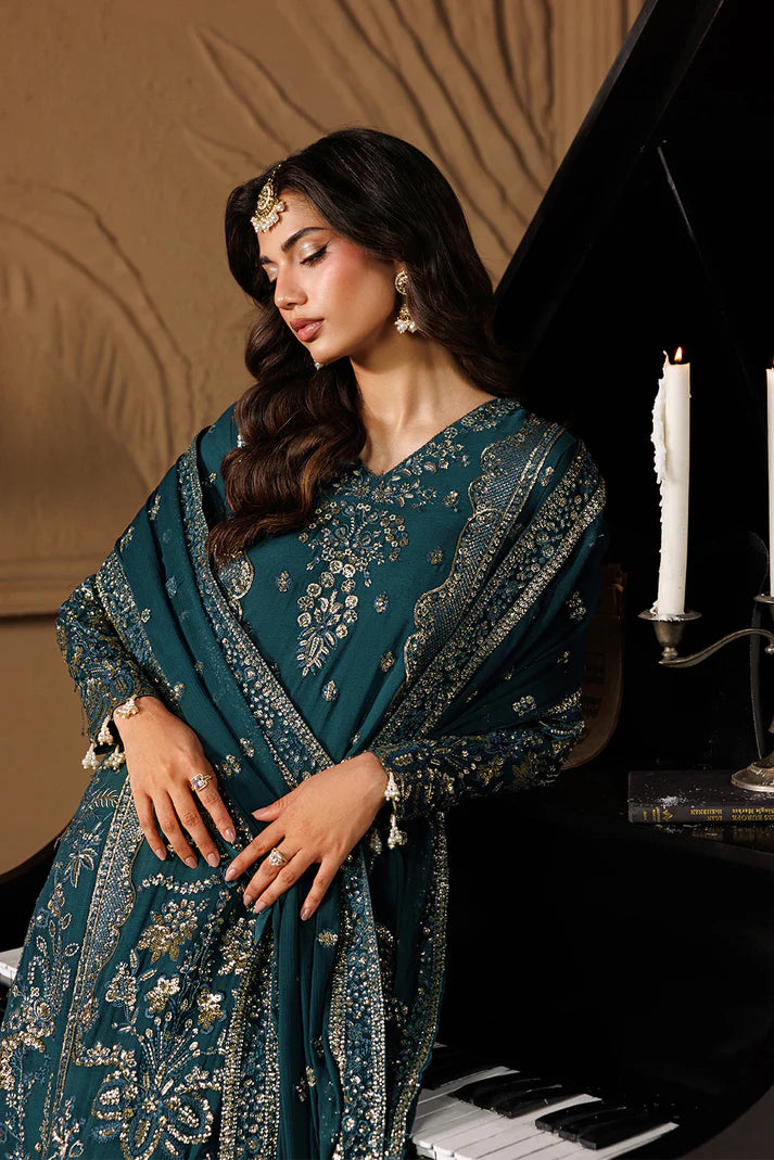 Emaan Adeel Chiffon Embroidered Party Wear Dress | Luxury Pakistani Designer Suit