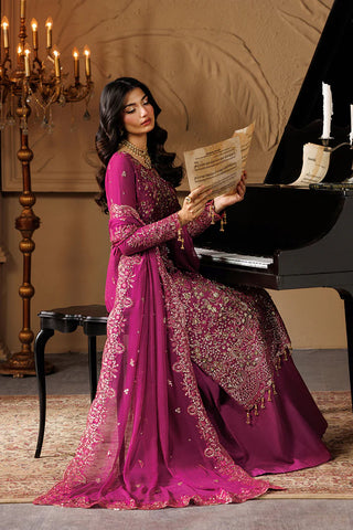 Emaan Adeel Chiffon Embroidered Party Wear Dress | Luxury Pakistani Designer Suit