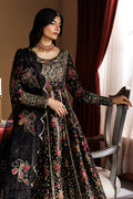 Emaan Adeel Chiffon Digital Print Party Wear Dress | Embroidered Pakistani Luxury Suit