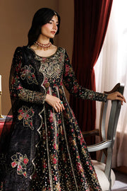 Emaan Adeel Chiffon Digital Print Party Wear Dress | Embroidered Pakistani Luxury Suit