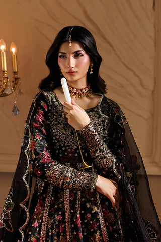 Emaan Adeel Chiffon Digital Print Party Wear Dress | Embroidered Pakistani Luxury Suit