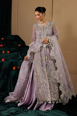 Emaan Adeel Organza Embroidered Party Wear Dress | Handmade Luxury Pakistani Suit
