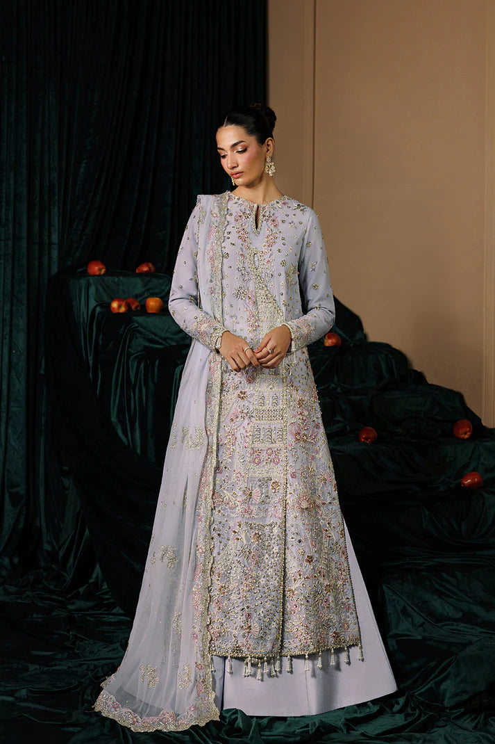Emaan Adeel Chiffon Embroidered Party Wear Dress | Luxury Handmade Pakistani Suit
