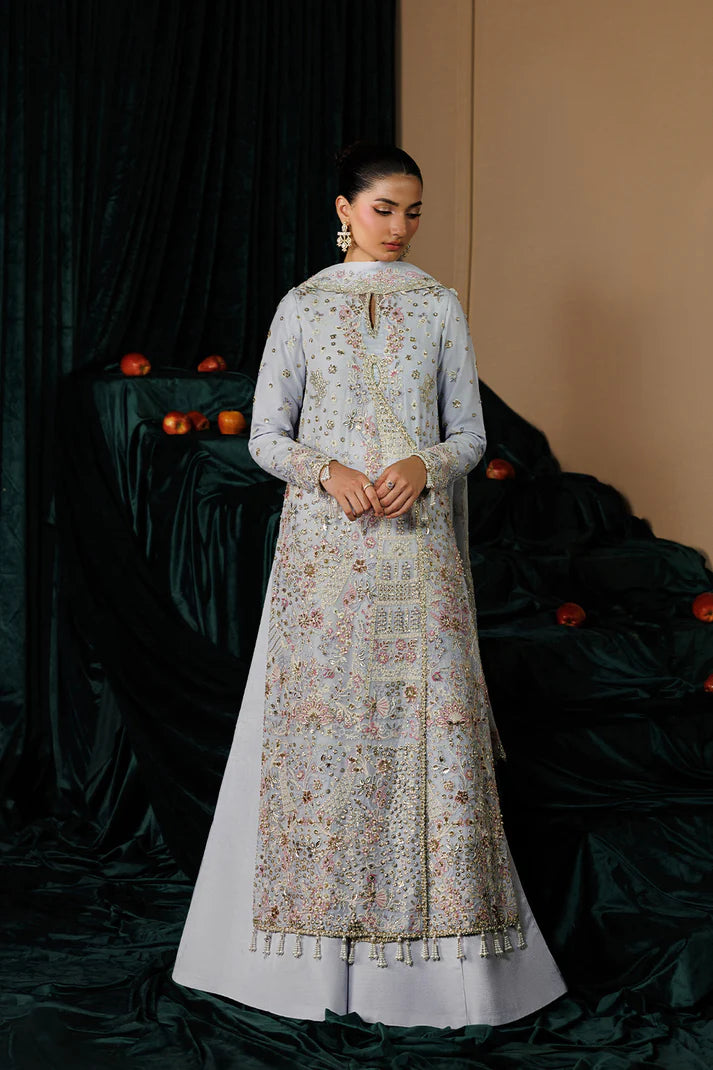 Emaan Adeel Chiffon Embroidered Party Wear Dress | Luxury Handmade Pakistani Suit