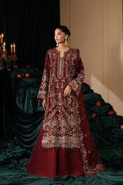 Emaan Adeel Organza Party Wear Dress | Handmade Embroidered Pakistani Luxury Suit