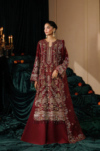 Emaan Adeel Organza Party Wear Dress | Handmade Embroidered Pakistani Luxury Suit