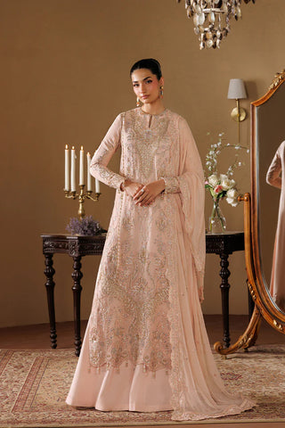 Emaan Adeel Chiffon Party Wear Dress | Hand Made Embroidered Pakistani Luxury Suit