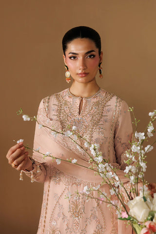 Emaan Adeel Chiffon Party Wear Dress | Hand Made Embroidered Pakistani Luxury Suit
