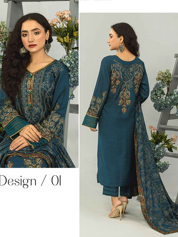 Alif Airjet Fancy Lawn Collection 2025 Vol-19 (Design-01)