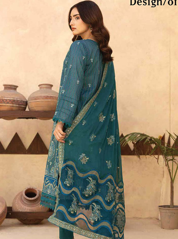 Alif Airjet Fancy Rangoli Collection 2025 Vol-18 (Design-01)