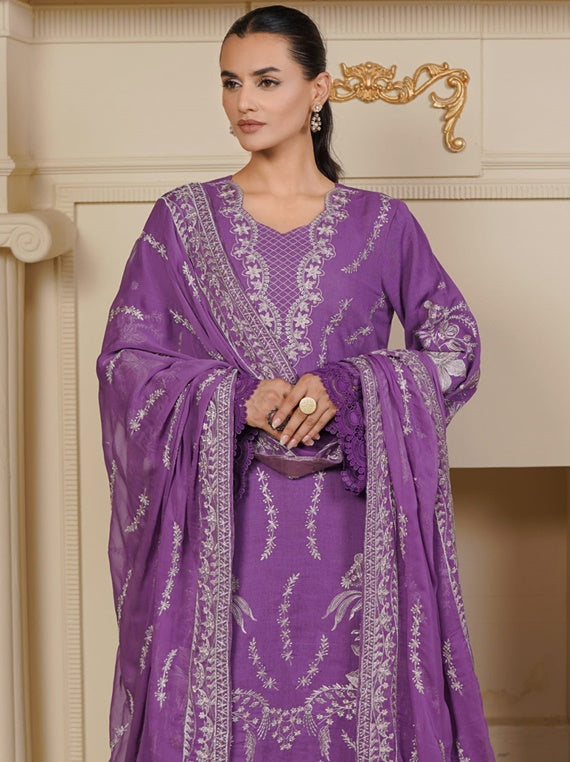 Naimal by Johra Embroidered lawn karandi Collection (JH-1155)