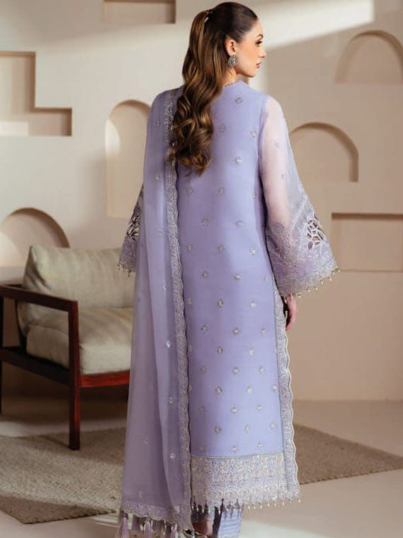 Aymal By Alizeh Chiffon Collection 2025 (AF-BHM-4041-Marine)