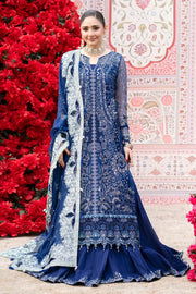 Luxury Embroidered Organza Cutwork Formal Suit with Chiffon Dupatta