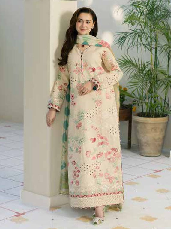 Maryum N Maria Luxury Lawn Collection 2025 (MS-50109)