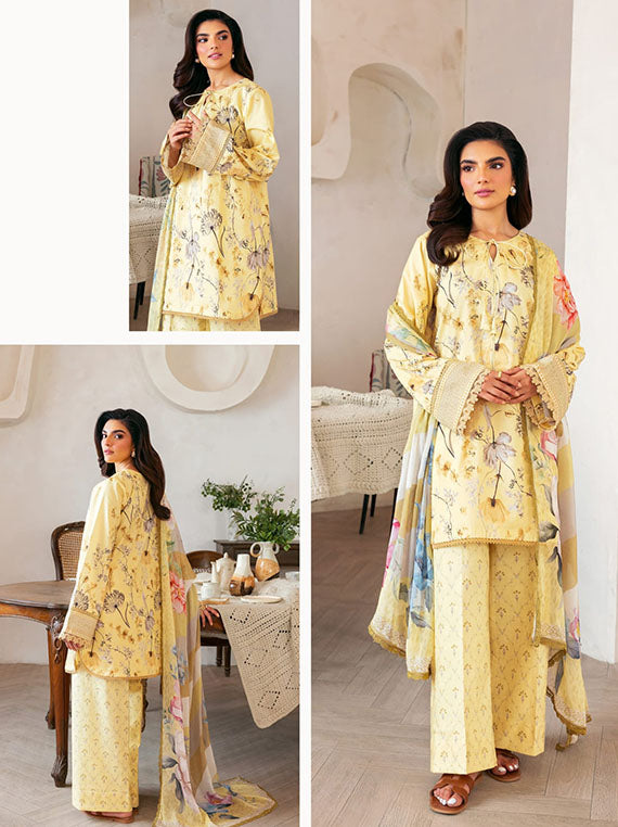 Florent Luxury Prints Lawn Collection 2025 (D-01)