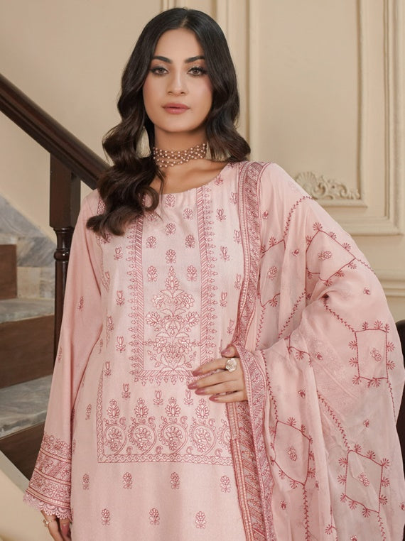 GULFAM Premium Embroidered Karandi Collection by Manizay (D-01)