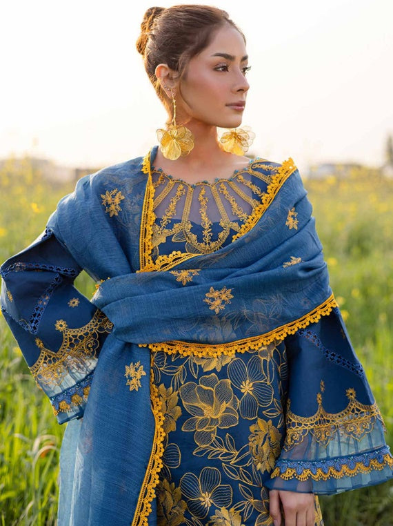 Shangrila By Parishay Summer Lawn Collection 2025 (SH-01)