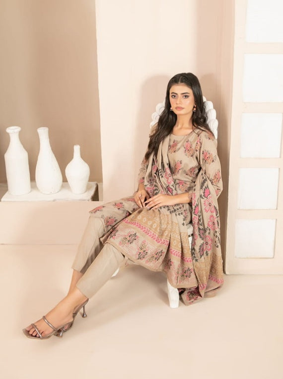 Lehr Broshia Boti Leather Peach Collection By Tawakkal (D-4701)