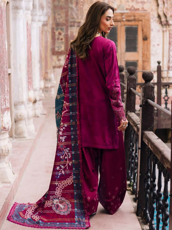 Maya by Nurèh Embroidered  Jacquard By Riaz arts (NW-100)