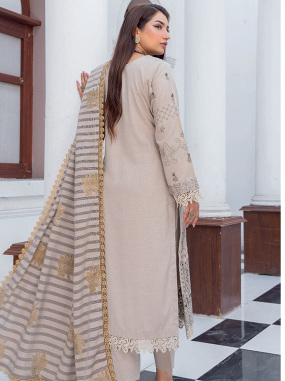 Gulzar premium winter  slub collection By Riaz Arts (D-01)