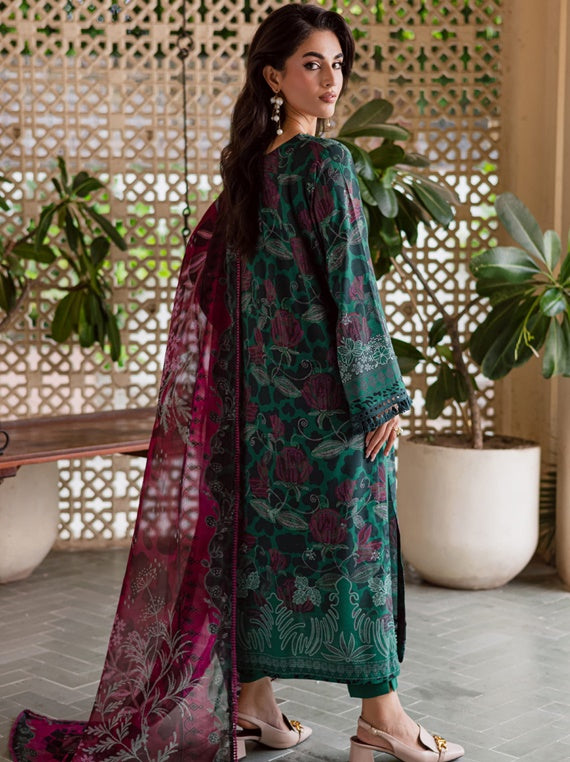 Signature print by Nurèh Printed viscose slub linen collecton (SP-163)