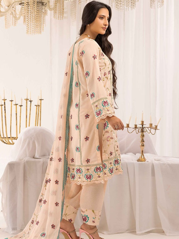 Mahees jasmine elegant embroidered karandi Collection By Riaz Art (D-01)