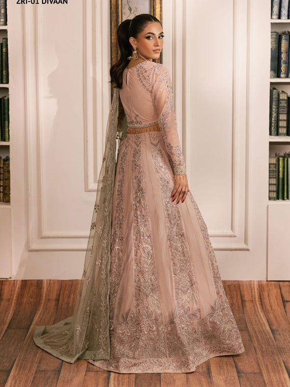 Inayat By Zarif Luxury Formal Collection 2024 (ZRI-01-DIVAAN)