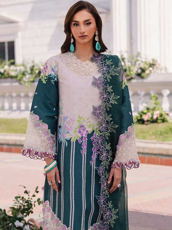 IVY Bloom By Parishay Printkari Lawn Collection 2025 Vol-02 (BLOOM-01)