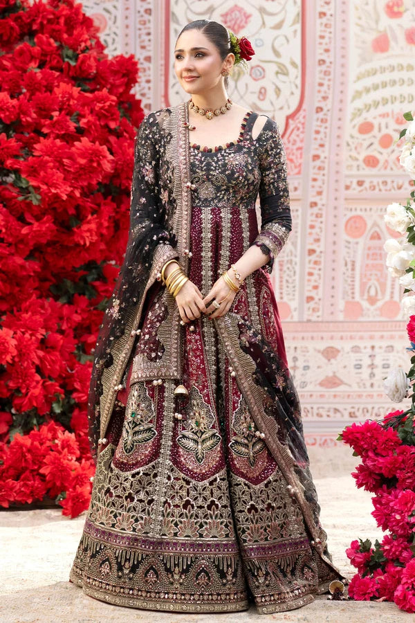 Nureh Jhoomro Embroidered Raw Silk & Net Luxury Formal Suit