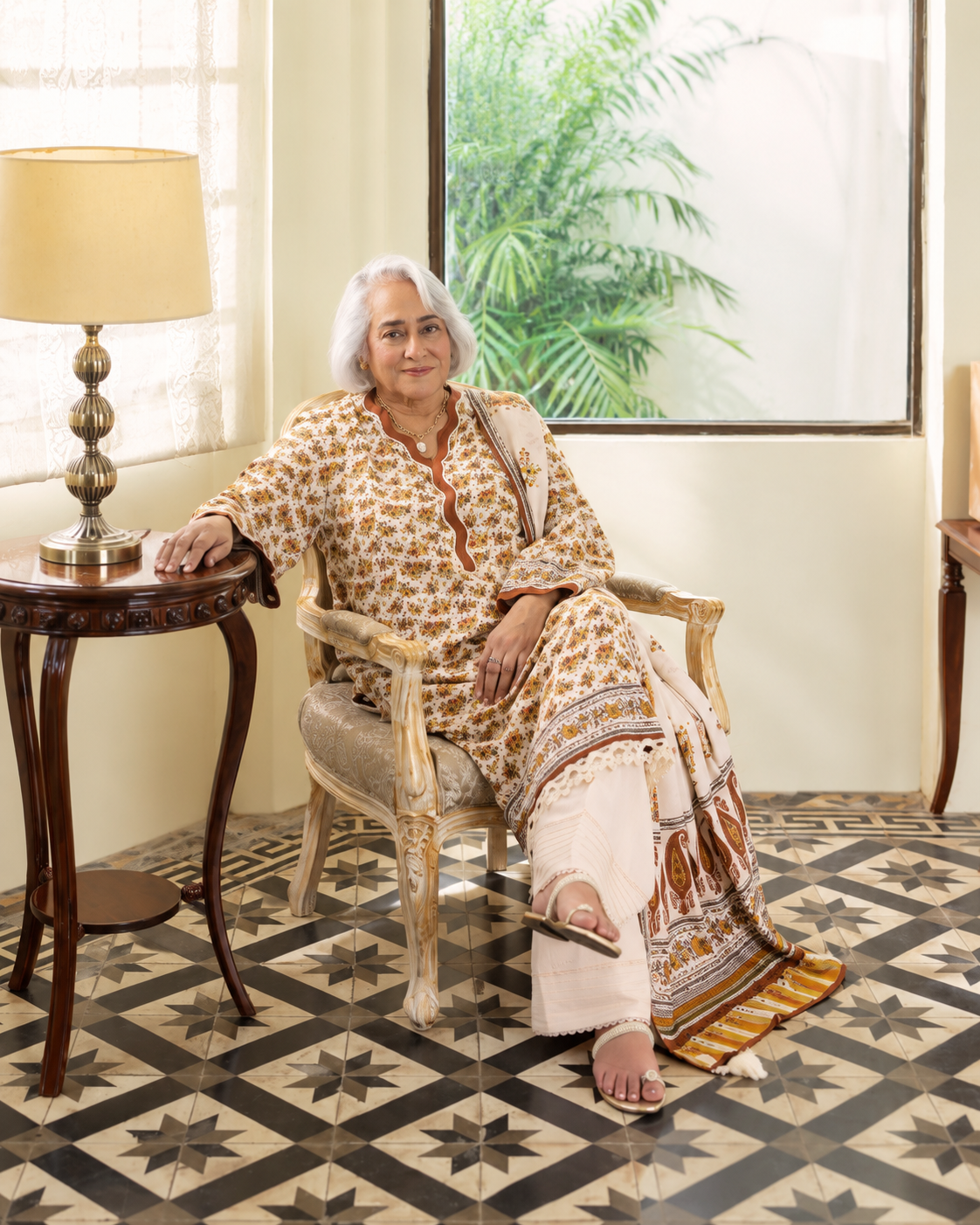 Gul Ahmed Printed Karandi 3 Piece Suit with Printed Dupatta