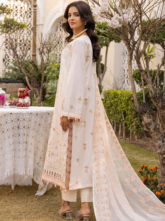 Shaista Festive Embroidered Lawn Collection 2025 (D-21)