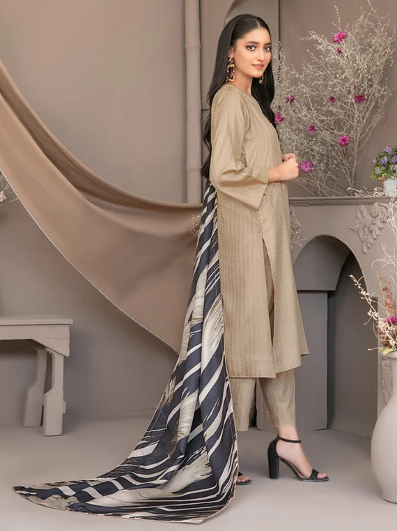 Zeynep By Tawakkal Stitched Jacquard Viscose Collection 2024 (D-5021)