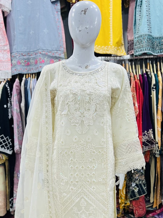 Areej 3pc Stitched Collection 2025 (ST-21)