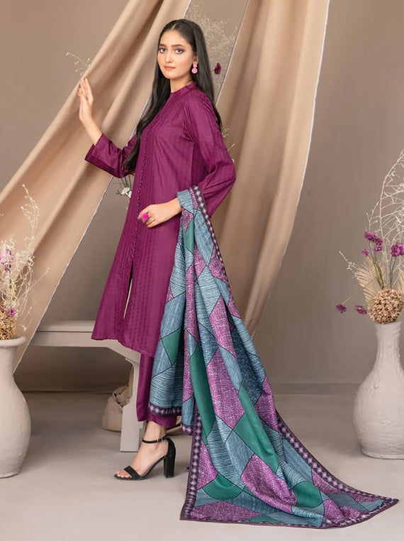 Zeynep By Tawakkal Stitched Jacquard Viscose Collection 2024 (D-5022)