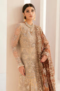 Luxury 10-Piece Hand Embroidered Net Suit | Front Hand Work, Net Dupatta & Dyed Jamawar Trouser – Unstitched Bridal & Formal Wear