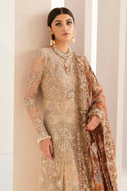 Luxury 10-Piece Hand Embroidered Net Suit | Front Hand Work, Net Dupatta & Dyed Jamawar Trouser – Unstitched Bridal & Formal Wear