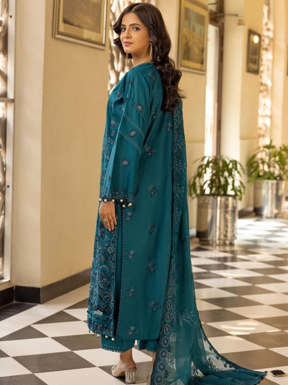 Shaista Festive Embroidered Lawn Collection 2025 (D-26)