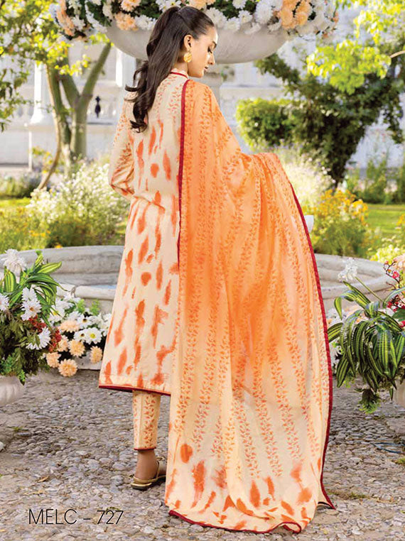 Muscari Embroidered Lawn Collection 2024 (MELC-727)