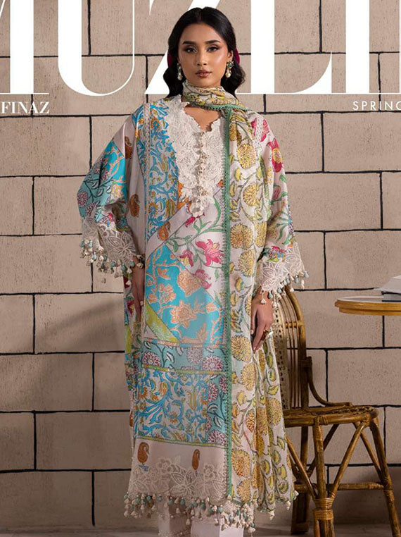 Muzlin By Sana Safinaz Spring Summer Collection 2025 Vol-01 (D-27B)