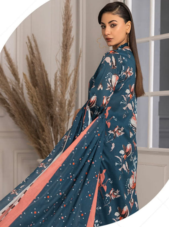 Zohra Classic By Motifz Lawn Collection 2025 (Design-02)