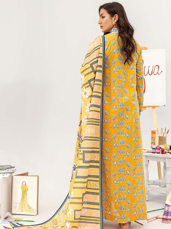 Praha By Safwa Fine Lawn Collection 2025 Vol-16 (D-02)