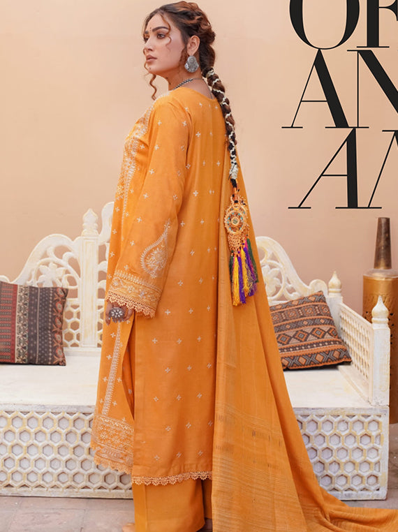 Mere Naina By Manizay Peach Leather Collection 2024 (D-02)